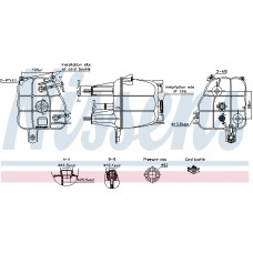Vas de expansiune. racire Coolant expansion tank with plug fits. ALFA ROMEO GIULIETTA GIULIETTA-HATCHBACK CITROEN JUMPER II FIAT Nissens 996307