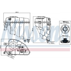Vas de expansiune. racire Expansion tank with plug BMW 5 G30 F90 5 G31 6 GRAN TURISMO G32 7 G11 G12 8 G14 F91 8 G15 F92 8 Nissens 996209