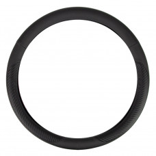 Husa volan negru + carbon SWC-17-M (37-39cm) Husa volan negru + carbon SWC-17-M (37-39cm)