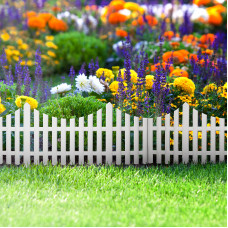 Gard/bordura pt. paturi de flori 60x23 cm - mat. plastic Gard/bordura pt. paturi de flori 60x23 cm - mat. plastic