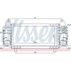 Intercooler. compresor aer rece AUDI A 2 00 - 1.4 TDI Diesel MA - C - - P - A AUDI A2 (8Z0), Hatchback, 02.2000 - 08.2005 Nissens 96793