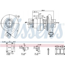 Turbocompresor Turbocharger VOLVO FH FM FMX D13A360-D13H440 09.05- Nissens 93584 Turbocompresor Turbocharger VOLVO FH FM FMX D13A360-D13H440 09.05- Nissens 93584