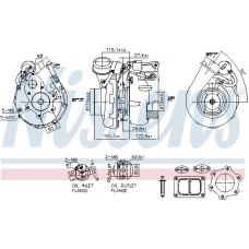 Turbocompresor Turbocharger with fitting kit fits. DAF 85 CF 95 XF CF 85 XF 95 BOVA FUTURA MAGIQ SYNERGY SOLARIS VACANZA VF390M- Nissens 93617 Turbocompresor Turbocharger with fitting kit fits. DAF 85 CF 95 XF CF 85 XF 95 BOVA FUTURA MAGIQ SYNERGY SOLARIS VACANZA VF390M- Nissens 93617