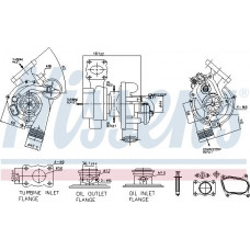 Turbocompresor Turbocharger with gasket set fits. CITROEN C3 I C8 JUMPER I PEUGEOT 807 BOXER SUZUKI LIANA 1.4D-2.2D 12.01- Nissens 93160 Turbocompresor Turbocharger with gasket set fits. CITROEN C3 I C8 JUMPER I PEUGEOT 807 BOXER SUZUKI LIANA 1.4D-2.2D 12.01- Nissens 93160
