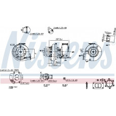 Turbocompresor Turbocharger with fitting kit MERCEDES AXOR AXOR 2 OM457.910-OM457.981 01.02- Nissens 93300 Turbocompresor Turbocharger with fitting kit MERCEDES AXOR AXOR 2 OM457.910-OM457.981 01.02- Nissens 93300