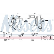 Turbocompresor Turbocharger with fitting kit VOLVO FH FM FMX D13A400-D13H440 09.05- Nissens 93303 Turbocompresor Turbocharger with fitting kit VOLVO FH FM FMX D13A400-D13H440 09.05- Nissens 93303
