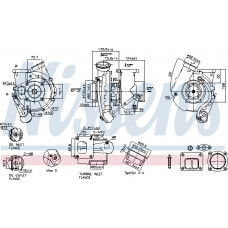 Turbocompresor Turbocharger with fitting kit MERCEDES ATEGO ATEGO 2 AXOR AXOR 2 ECONIC ZETROS OM902.913-OM926.990 01.98- Nissens 93299 Turbocompresor Turbocharger with fitting kit MERCEDES ATEGO ATEGO 2 AXOR AXOR 2 ECONIC ZETROS OM902.913-OM926.990 01.98- Nissens 93299