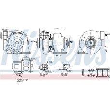 Turbocompresor Turbocharger with fitting kit VOLVO B12 FH12 FL12 FM12 NH12 D12A340-D12D460 01.91- Nissens 93294 Turbocompresor Turbocharger with fitting kit VOLVO B12 FH12 FL12 FM12 NH12 D12A340-D12D460 01.91- Nissens 93294