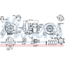 Turbocompresor Turbocharger with fitting kit MERCEDES ACTROS ACTROS MP2 - MP3 OM541.920-OM541.999 04.96- Nissens 93296 Turbocompresor Turbocharger with fitting kit MERCEDES ACTROS ACTROS MP2 - MP3 OM541.920-OM541.999 04.96- Nissens 93296