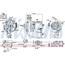 Turbocompresor Turbocharger with fitting kit MERCEDES AXOR AXOR 2 OM457.910-OM457.981 01.02- Nissens 93297 Turbocompresor Turbocharger with fitting kit MERCEDES AXOR AXOR 2 OM457.910-OM457.981 01.02- Nissens 93297