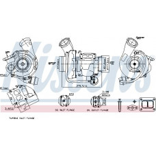 Turbocompresor Turbocharger with fitting kit SCANIA Nissens 93762 Turbocompresor Turbocharger with fitting kit SCANIA Nissens 93762