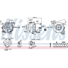 Turbocompresor Turbocharger with fitting kit fits. MERCEDES ACTROS MP4 - MP5 ANTOS AROCS 471.943-OM471.926 07.11- Nissens 93721 Turbocompresor Turbocharger with fitting kit fits. MERCEDES ACTROS MP4 - MP5 ANTOS AROCS 471.943-OM471.926 07.11- Nissens 93721