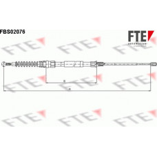 Cablu, frana de parcare VW GOLF PLUS (5M1, 521), Hatchback, 12.2004 - 12.2013 FTE FBS02076 Cablu, frana de parcare VW GOLF PLUS (5M1, 521), Hatchback, 12.2004 - 12.2013 FTE FBS02076