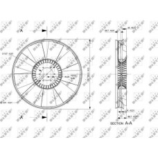 Ventilator. radiator Radiator fan diameter 9-127-705 mm number of blades 9 MAN E2000 EL F2000 F90 F90 UNTERFLUR HELICON HO MAN E2000 (T46 / F2000), 05.2000 - NRF 49826 Ventilator. radiator Radiator fan diameter 9-127-705 mm number of blades 9 MAN E2000 EL F2000 F90 F90 UNTERFLUR HELICON HO MAN E2000 (T46 / F2000), 05.2000 - NRF 49826
