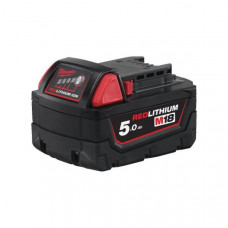 Acumulatori Battery 18V 5Ah number of batteries. 1pcs Li-Ion weight. 700g MILWAUKEE 4932430483