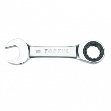 Cheie combinata cu clichet TOPTUL AOAB1717, 72 dinti, deschidere cheie 17 mm, lungime 124 mm, crom vanadiu TOPTUL AOAB1717