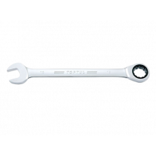 Cheie combinata cu clichet TOPTUL AOAF1414, 72 dinti, deschidere cheie 14 mm, lungime 190 mm, crom vanadiu TOPTUL AOAF1414