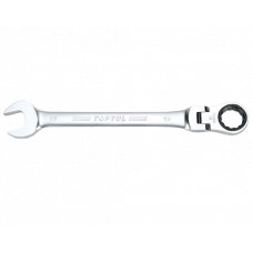 Cheie combinata cu clichet TOPTUL AOAH1616, articulata, 72 dinti, deschidere cheie 16 mm, lungime 207 mm, crom vanadiu TOPTUL AOAH1616