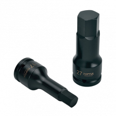 Cheie bit de impact TOPTUL KADH2414, prindere patrat 3/4 inch, profil hexagonal, deschidere cheie 14 mm, lungime 105 mm, crom molibden TOPTUL KADH2414