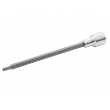 Bit lung cu soclu tubular TOPTUL BCTA1605, profil hexagonal, antrenor patrat 1/2 inch, deschidere cheie 5 mm, lungime 180 mm, crom vanadiu TOPTUL BCTA1605