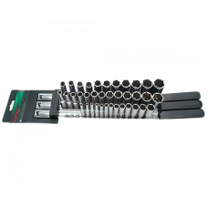 Set 37 chei tubulare TOPTUL GAAQ3703, antrenor patrat 1/4 inch, 3/8 inch, 1/2 inch, hexagonale, dimensiuni 4-22 mm, satinate TOPTUL GAAQ3703 Set 37 chei tubulare TOPTUL GAAQ3703, antrenor patrat 1/4 inch, 3/8 inch, 1/2 inch, hexagonale, dimensiuni 4-22 mm, satinate TOPTUL GAAQ3703