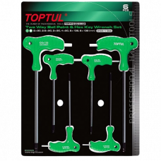 Set 6 chei inbus cu maner TOPTUL GAAS0601, profil hexagonal, deschidere chei 2, 2.5, 3, 4, 5, 6 mm TOPTUL GAAS0601 Set 6 chei inbus cu maner TOPTUL GAAS0601, profil hexagonal, deschidere chei 2, 2.5, 3, 4, 5, 6 mm TOPTUL GAAS0601