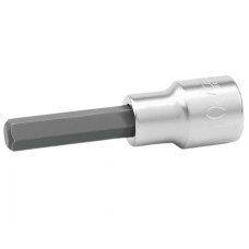 Bit cu soclu tubular TOPTUL BCWA1614, prindere patrat 1/2 inch, profil hexagonal 14 mm, lungime 80 mm, crom vanadiu TOPTUL BCWA1614