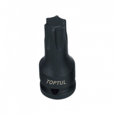 Bit de impact cu soclu tubular TOPTUL KADA1650, prindere patrat 1/2 inch, profil torx T50, lungime 60 mm, crom molibden, fosfatat TOPTUL KADA1650