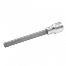 Bit cu soclu tubular TOPTUL BCIA1610, prindere patrat 1/2 inch, bit profil hexagonal 10 mm, lungime 140 mm, crom vanadiu TOPTUL BCIA1610