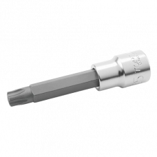 Bit cu soclu tubular TOPTUL BCOA1627, prindere patrat 1/2 inch, profil torx T27, lungime 100 mm, otel crom vanadiu TOPTUL BCOA1627
