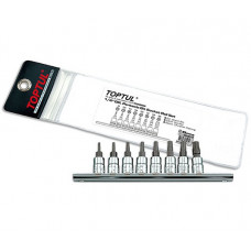Set 7 biti TOPTUL GAAG0805, prindere patrat 1/4 inch, lungime 37 mm, profil torx, deschidere chei T8-T40 TOPTUL GAAG0805 Set 7 biti TOPTUL GAAG0805, prindere patrat 1/4 inch, lungime 37 mm, profil torx, deschidere chei T8-T40 TOPTUL GAAG0805