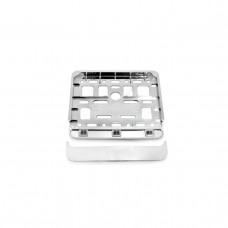 Suport numar inmatriculare cromat pentru scooter 11.4 x 14cm Suport numar inmatriculare cromat pentru scooter 11.4 x 14cm