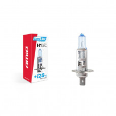 Bec halogen H1 12V 55W LumiTec SuperWhite + 120% Bec halogen H1 12V 55W LumiTec SuperWhite + 120%