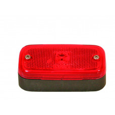 Lumina de clarificare obrysowka Vignal dreptunghi rosu pe negru 110x55x34mm VIGNAL VAL194250