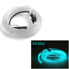 Fir Neon Auto "EL Wire" culoare Albastru Turcoaz, lungime 1M, alimentare 12V, droser inclus Fir Neon Auto "EL Wire" culoare Albastru Turcoaz, lungime 1M, alimentare 12V, droser inclus