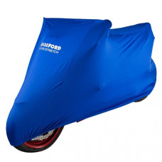 Husa OXFORD moto PROTEX - STRETCH [pentru interior] albastru large [L] [dimensiuni: 246x104x127] Oxford CV180