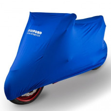 Husa OXFORD moto PROTEX - STRETCH [pentru interior] albastru, extra large [XL] [dimensiuni: 277x103x141] Oxford CV181