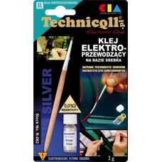 Adeziv universal electro-conductoare 2g destinat pentru: circuite electrice si electronice incalzirea lunetei contine argint TECHNICQLL TE R-082 2G Adeziv universal electro-conductoare 2g destinat pentru: circuite electrice si electronice incalzirea lunetei contine argint TECHNICQLL TE R-082 2G