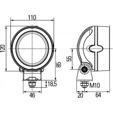 Lumina de lucru Lampa de lucru LED 12-24V 13W 800lm numar elemente LED. 4 lungime. 2000mm inaltime. 145mm latime. 110mm adancime HELLA 1GM 996 136-361 Lumina de lucru Lampa de lucru LED 12-24V 13W 800lm numar elemente LED. 4 lungime. 2000mm inaltime. 145mm latime. 110mm adancime HELLA 1GM 996 136-361