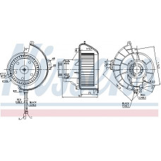 Ventilator. habitaclu Suflanta de aer OPEL ASTRA G ASTRA G CLASSIC ASTRA G-KOMBI ASTRA H ASTRA H CLASSIC ASTRA H OPEL ASTRA G CLASSIC (T98), Liftback, 03.2004 - 07.2009 Nissens 87081