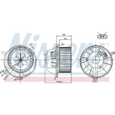 Ventilator. habitaclu Suflanta de aer se potriveste. AUDI A3 Q3 SEAT ALHAMBRA ALTEA ALTEA XL LEON TOLEDO III SKODA OCTAVIA II SU VW GOLF V (1K1), Hatchback, 10.2003 - 02.2009 Nissens 87034