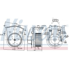 Ventilator. habitaclu Suflanta de aer SEAT AROSA CORDOBA CORDOBA VARIO IBIZA II INCA VW CADDY II CADDY II-MINIVAN VW POLO (6N1), Hatchback, 10.1994 - 10.1999 Nissens 87176
