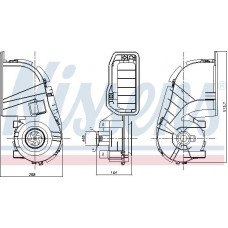 Ventilator. habitaclu Suflanta de aer RENAULT CLIO II CLIO II-HATCHBACK THALIA I 1.2-3.0 09.98- RENAULT CLIO II (SB0/1/2_), Hatchback Van, 09.1998 - Nissens 87394