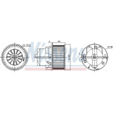 Ventilator. habitaclu Suflanta de aer VOLVO S60 II S80 II V60 I V60 II V70 III V70 III-KOMBI XC60 I XC70 II LAND VOLVO V70 III (135), Turism, 04.2007 - Nissens 87223 Ventilator. habitaclu Suflanta de aer VOLVO S60 II S80 II V60 I V60 II V70 III V70 III-KOMBI XC60 I XC70 II LAND VOLVO V70 III (135), Turism, 04.2007 - Nissens 87223