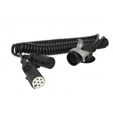 Cablu infasurat Sirma electrica spiralata lungime de lucru 35m lungime maxima 4m tip stecher. N S 15-7-7 24 V 24V 9 pini activi HELLA 8JA 005 952-081 Cablu infasurat Sirma electrica spiralata lungime de lucru 35m lungime maxima 4m tip stecher. N S 15-7-7 24 V 24V 9 pini activi HELLA 8JA 005 952-081