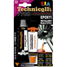 Adeziv pt metal Adeziv metalic chit cu adeziv cu doua componente Epoxy Metal 20 ml 2 buc. metal lichid TECHNICQLL TE E-143 2 X 20 ML Adeziv pt metal Adeziv metalic chit cu adeziv cu doua componente Epoxy Metal 20 ml 2 buc. metal lichid TECHNICQLL TE E-143 2 X 20 ML
