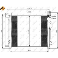Condensator. climatizare NRF aer mai rece Kia Picanto BA 1.1 KIA PICANTO (SA), Hatchback, 04.2004 - NRF 35569 Condensator. climatizare NRF aer mai rece Kia Picanto BA 1.1 KIA PICANTO (SA), Hatchback, 04.2004 - NRF 35569