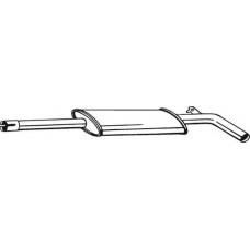 Toba esapamet intermediara Sistem de evacuare a amortizorului RENAULT GRAND SCENIC II MEGANE II SCENIC II 2.0 11. RENAULT GRAND SCENIC II (JM0/1_), Dubita, 04.2004 - 06.2009 Bosal 278-411