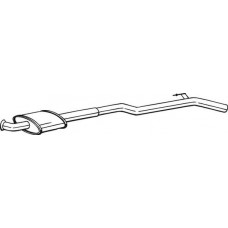 Toba esapamet intermediara Sistem de evacuare a amortizorului RENAULT CLIO II 1.4 09.98-05.05 RENAULT CLIO II (BB_, CB_), Hatchback, 03.1998 - Bosal 283-547