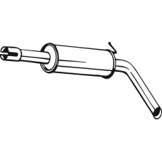Toba esapamet intermediara Sistem de evacuare a amortizorului SEAT CORDOBA IBIZA III IBIZA IV IBIZA IV SC SKODA F SKODA FABIA I (6Y2), Hatchback, 08.1999 - 03.2008 Bosal 220-039